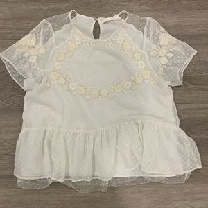 Embroidered Zara blouse